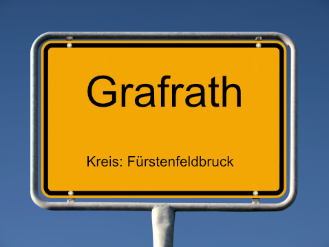 Ortsschild Grafrath 1